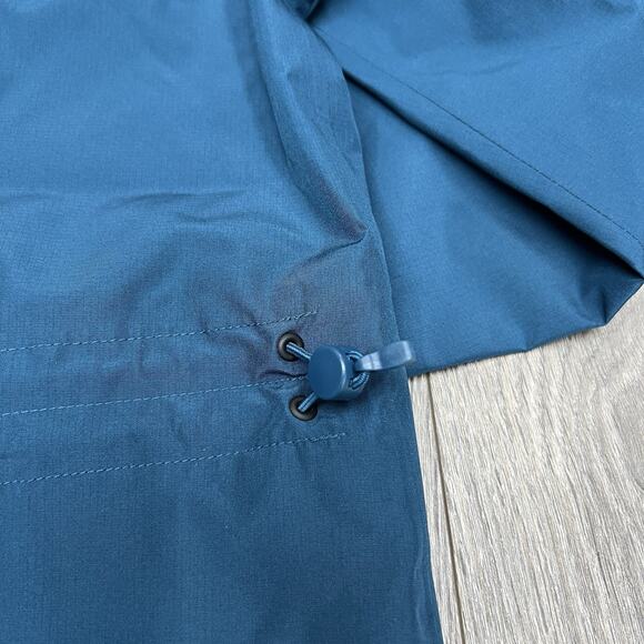 The North Face Daybreak Rain Parka Size Large Womens Midnight Petrol Blue $180 - Picture 10 of 13